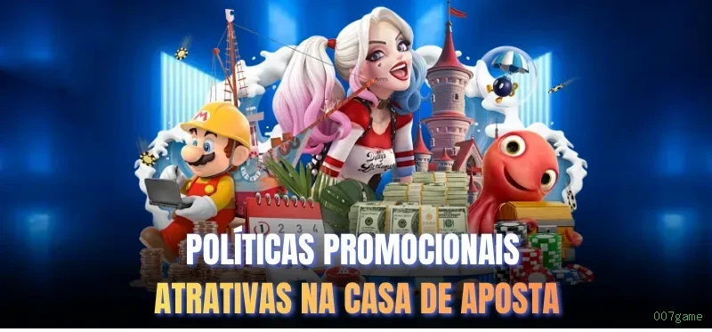 Imagem promocional da 007game mostrando a plataforma e suas vantagens